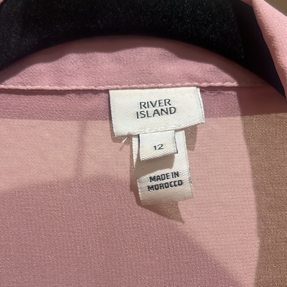 Pink Ruffle Blouse River Island - Picture 3 of 3